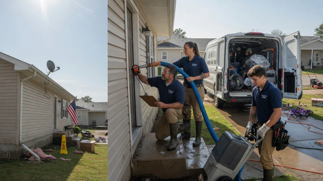 Ceiling Water Damage Restoration in Dewey, OK near me